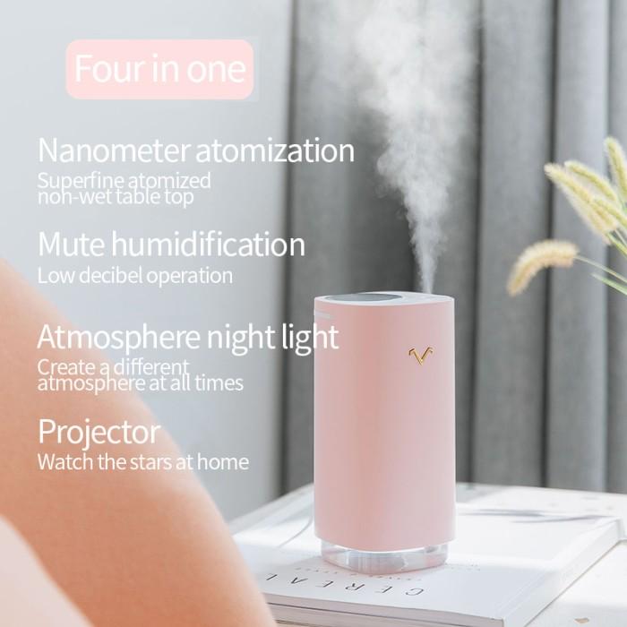 Gambar Basike 320Ml Kapasitas Humidifiers Dengan Lampu Pernapasan Warna-Warni New dari dheliafashion undefined Tokopedia