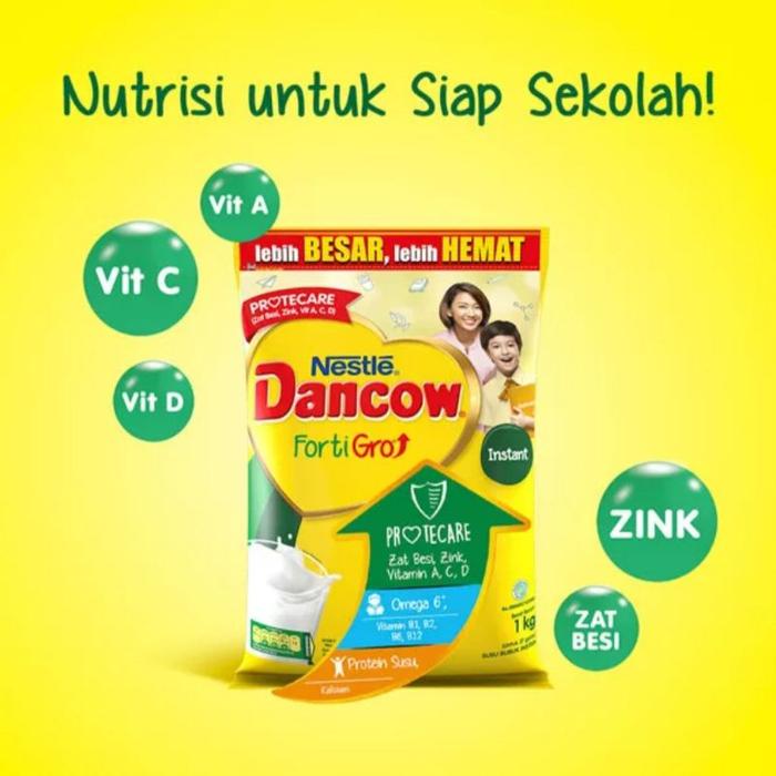 Gambar DANCOW FORTIGRO INSTAN POUCH 1KG - Instant 1kg, 1kg dari Raimunanorderan undefined Tokopedia