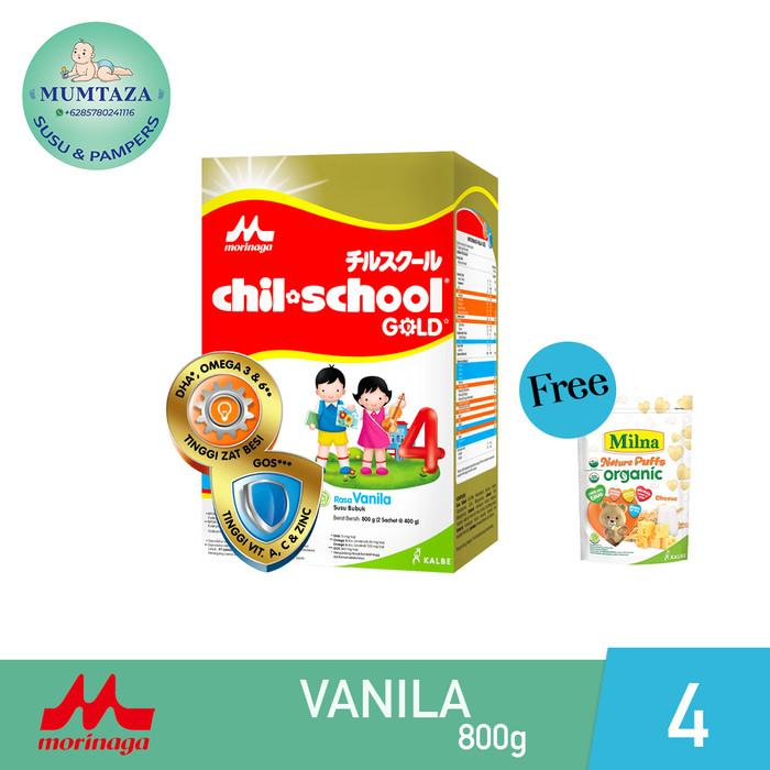 Gambar Morinaga Chil School 4 Vanilla 800g dari dangastore undefined Tokopedia