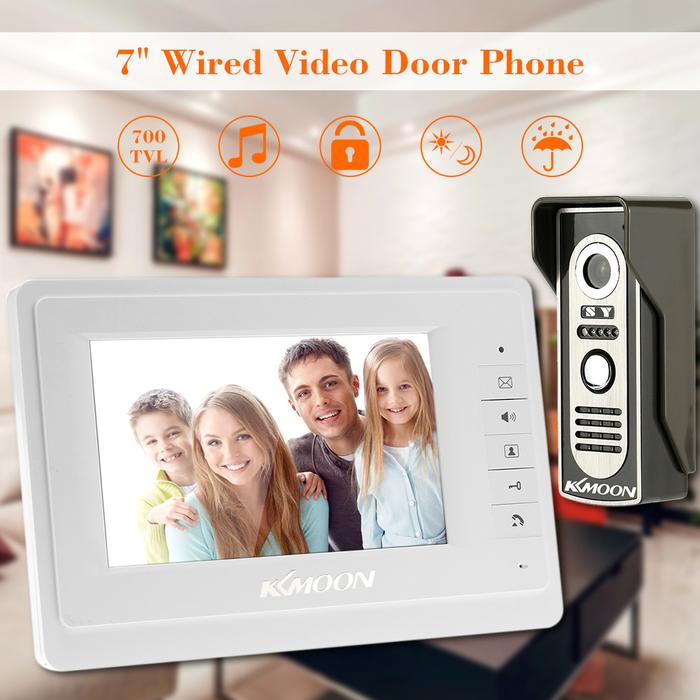 Door Phone Owsoo Inch Wired Video Doorbell Jual 7” Wired Video