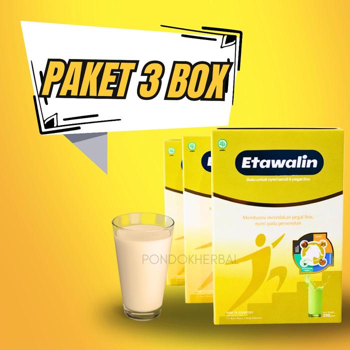 Gambar Etawalin Paket 3 Box Etawalin 100% Original Susu Kambing Etawa Susu Anti Pengapuran Sendi Asam Urat Rematik Reumatik Tingkatkan Kepadatan & Kesehatan Tulang dari CV TOEY MART undefined Tokopedia
