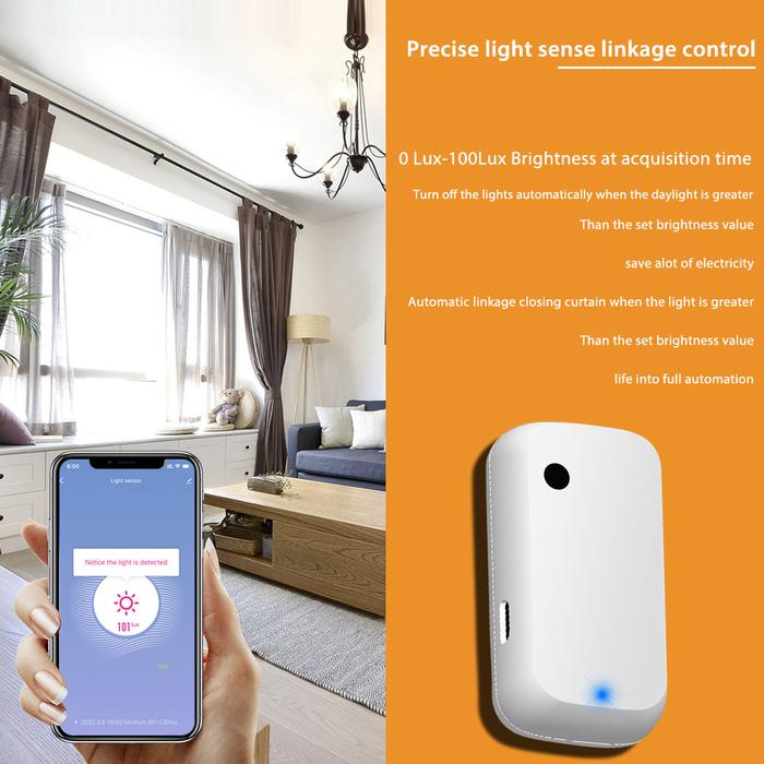 Gambar Precise Light Detection Devices Graffiti Wifi Illumination Sensor Home Linkage Smart Zigbee Brightness Illumination Detector dari STORE Bubub undefined Tokopedia