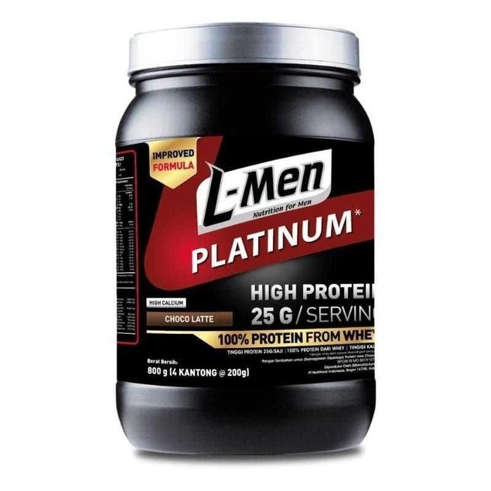 Gambar L- Men Platinum 800 gram | L- Men Gainmass 800 | Chocolate | Vanilla Caramel | Strawberry| Kacang Hijau| Ketan Hitam| Bubble Gum| Whey Protein - Strawberry dari ptsashafashion undefined 5 Tokopedia