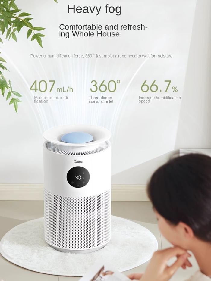 Gambar Midea 220V Humidifiers Smart Fog-Free Humidifier Home Low Noise Large dari zazul undefined Tokopedia