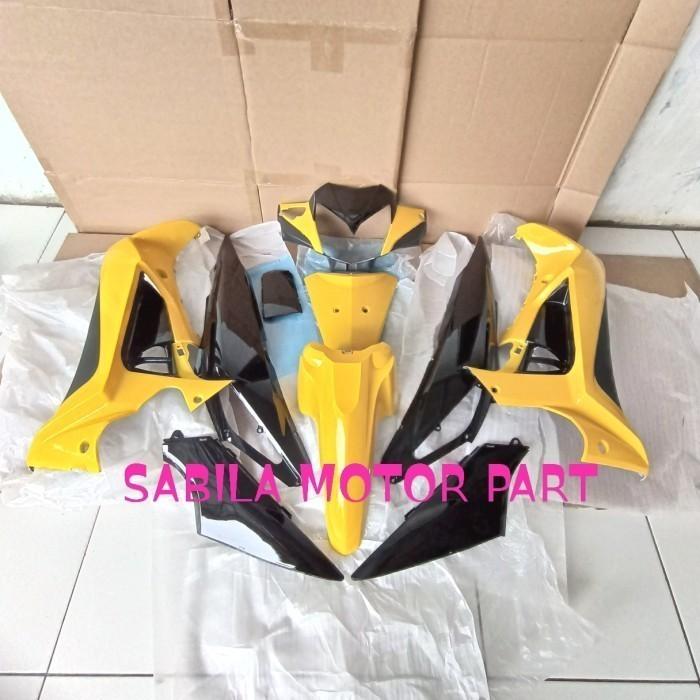Gambar Cover body full halus Honda Supra X 125 Batman kuning hitam - full halus dari SABILA MOTOR PART undefined Tokopedia