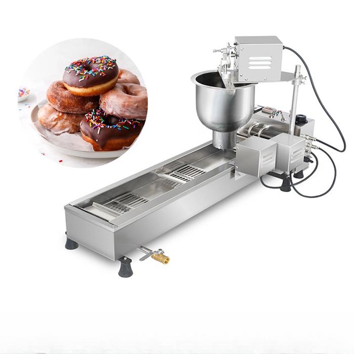 Gambar Single Row Auto Doughnuts Maker 7 Litre Hopper Automatic Donuts Making Machine with 3 Sizes Molds Fryer Kitchen Appliances dari Fostex undefined Tokopedia