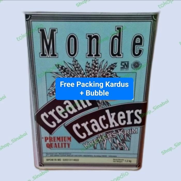 Gambar monde cream crackers kaleng 1200gr dari piscokklumer undefined Tokopedia