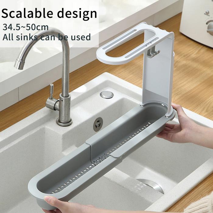 Gambar Kitchen Sink Telescopic Drain Rack Strong And Durable For Home, dari haikhal0 undefined Tokopedia