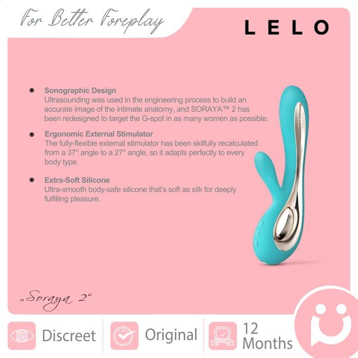 Gambar Spesial Lelo Soraya 2, Gspot And Clitoral Massager (Vibrator Untuk Wanita) - Aqua dari Mantarmin undefined Tokopedia