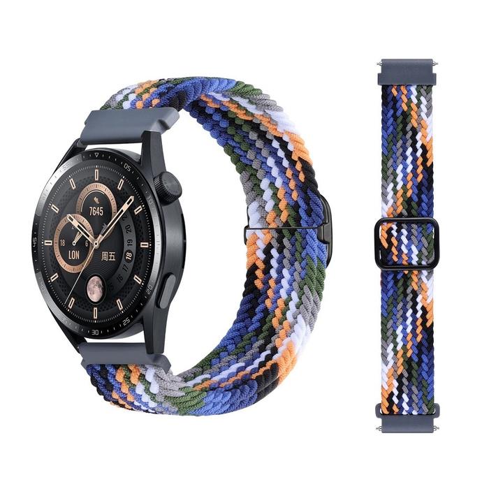 Gambar Elastic Woven Nylon Strap 20mm 22mm for Huami Amazfit GTR 47mm GTS 2 3 4 GT2 GT3 GT4 Samsung Galaxy Watch Active 2 Tali Nilon Braided - Denim, 20mm dari iKee Amo undefined Tokopedia