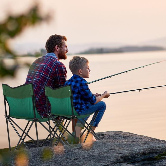 Gambar Deli Furniture Vusign Folding Chair / Kursi Lipat Outdoor Camping Mancing Bangku Portable VS90X dari Siti mariyam11 undefined Tokopedia