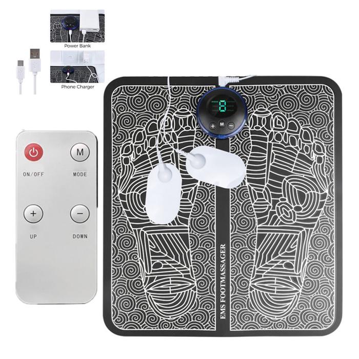 Gambar Digital Display EMS Foot Massager Healthcare Relaxation Feet Muscle dari Larkazas Official undefined Tokopedia