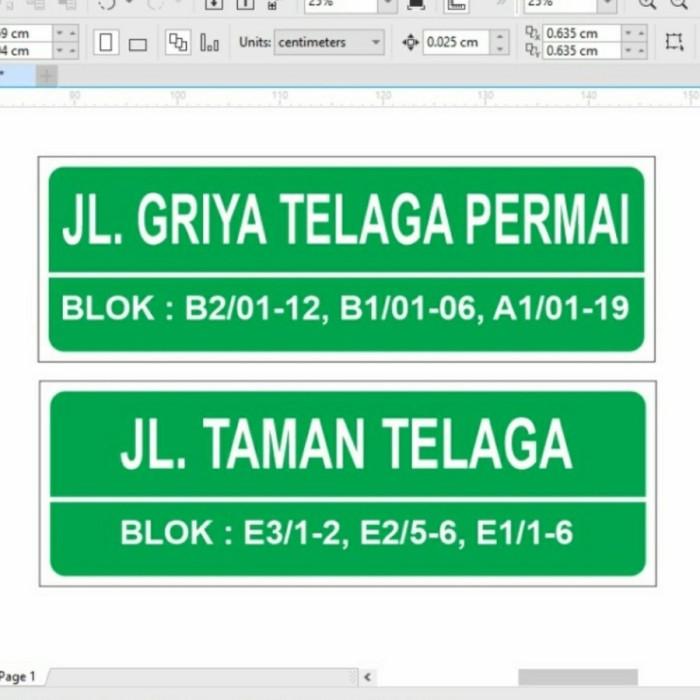 Jual Rambu Nama Jalan. Rambu Tulisan Tambahan Dibawah Rambu Utama ...