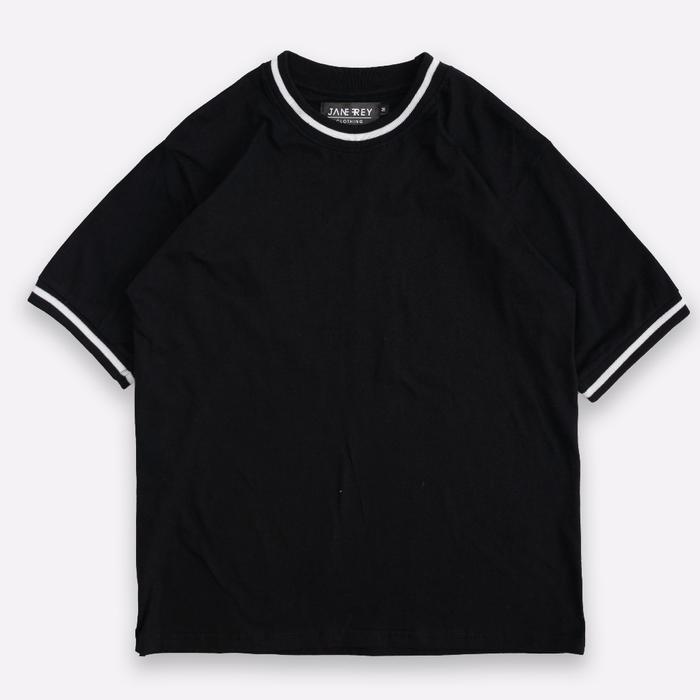 Gambar Jane Frey Clothing 8210 Tshirt Oversize Pria With Rip List M-XXL - A Black, M dari Jane Frey Clothing undefined Tokopedia