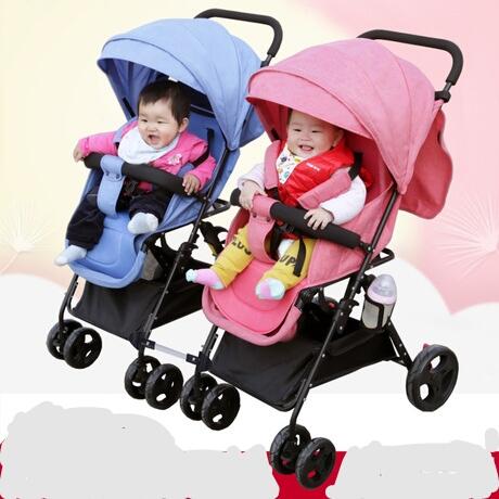 Gambar SIMPLYBABY  Twins Baby Stroller Activity & Gear folding twins stroller 3C lightweight tweeling stroller ombrelle poussette plegable  Brand New dari SimplyBaby undefined Tokopedia