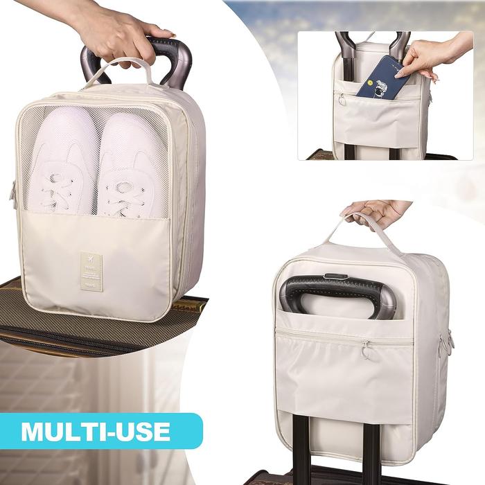 Gambar Portable Travel Shoe Storage Bag 3 Layer Underwear Clothes Organizer Multi Function Waterproof Pocket Travel Accessories dari renggoakbarstore undefined Tokopedia