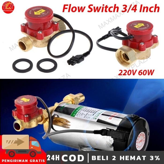 Jual Flow Switch SANWA 3/4 Inch - Otomatis Pompa Air Dorong Booster ...