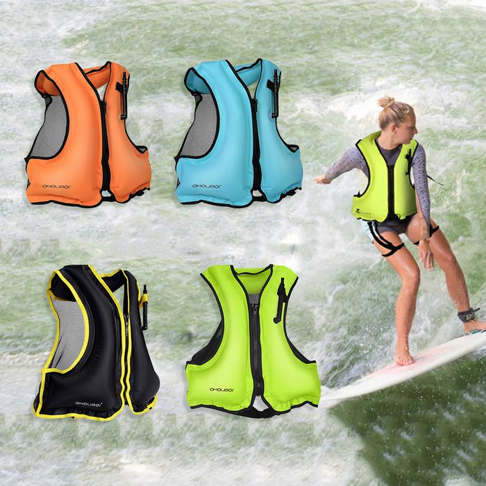 Gambar PVC Buoyancy Survival Suit with Blow Valve Inflatable Boating Life dari njunrubah undefined Tokopedia