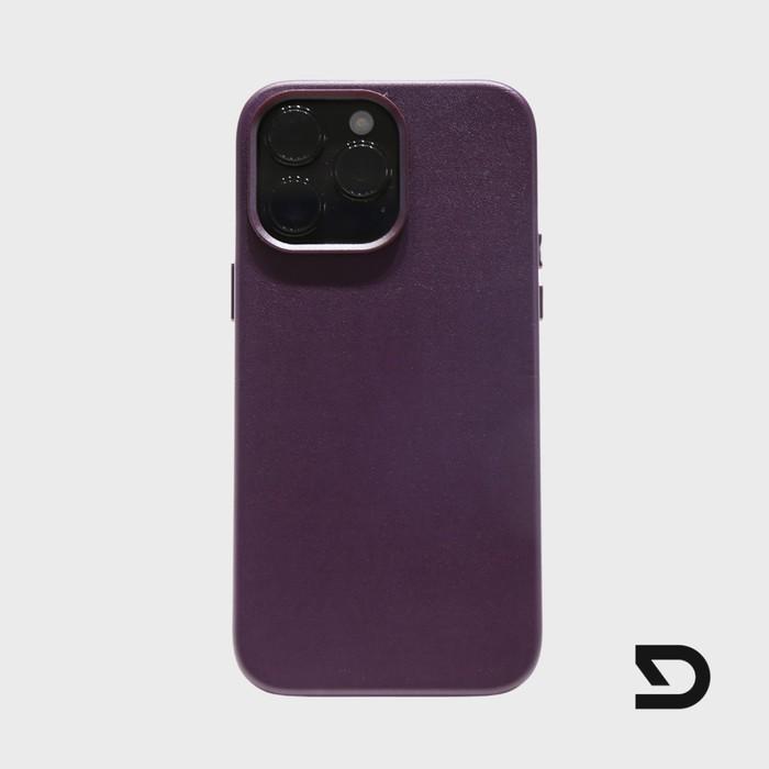 Gambar Premium Leather Case iPhone 15 Pro Max Plus Casing DIGIPAC - Deep Purple, iPhone 15 dari Digipac Indonesia undefined Tokopedia