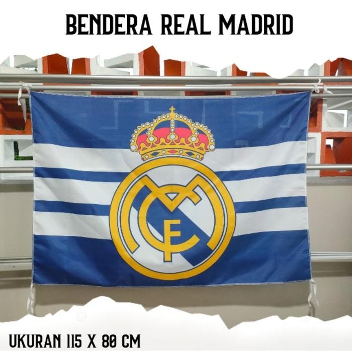 Gambar BENDERA REAL MADRID FLAG MADRID BESAR TERMURAH TERMURAH - Madrid 7 dari jaelani- undefined Tokopedia