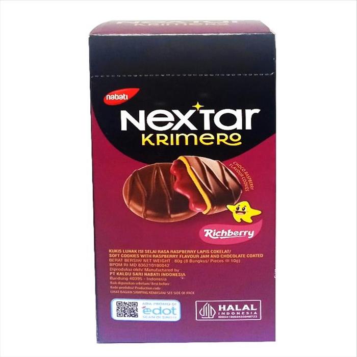 Gambar (60162) COOKIES NEXTAR KRIMERO RASPBERRY 80GR PACK dari PASAR SWALAYAN MAJU BERSAMA undefined Tokopedia