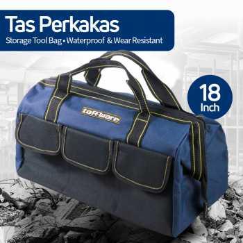 Gambar New! TD - ENG Taffware Tas Perkakas Storage Tool Bag Waterproof Wear Resistant - A03403/A03402/A03140 - Biru, 18 Inch dari erotisstore undefined Tokopedia