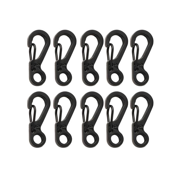 Gambar 10Pcs Mini Carabiner EDC Spring Backpack Clasp Keychain Paracord Tactical Gear Rope Hooks Outdoor Survival Camping Equipment dari cusmen undefined Tokopedia