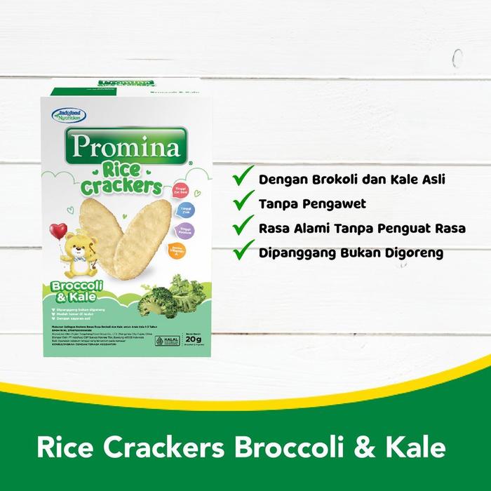 Gambar Rice Crackers Broccoli & Kale Promina 20g (5sachet x 4g) - Pro.Rice BrocoliKale dari Sweet Sojo undefined Tokopedia