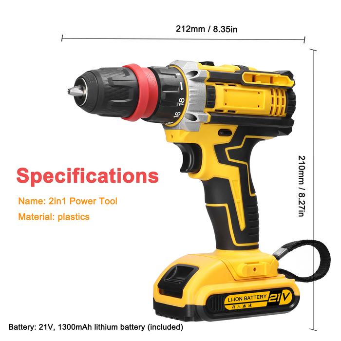Gambar UP 21V 2in1 Drill Electric Screwdriver Multi Power Tool High Torque Brushed Motor Practical Screw Driver Auto Electronics Repairing UP dari mustikaangkasa undefined Tokopedia