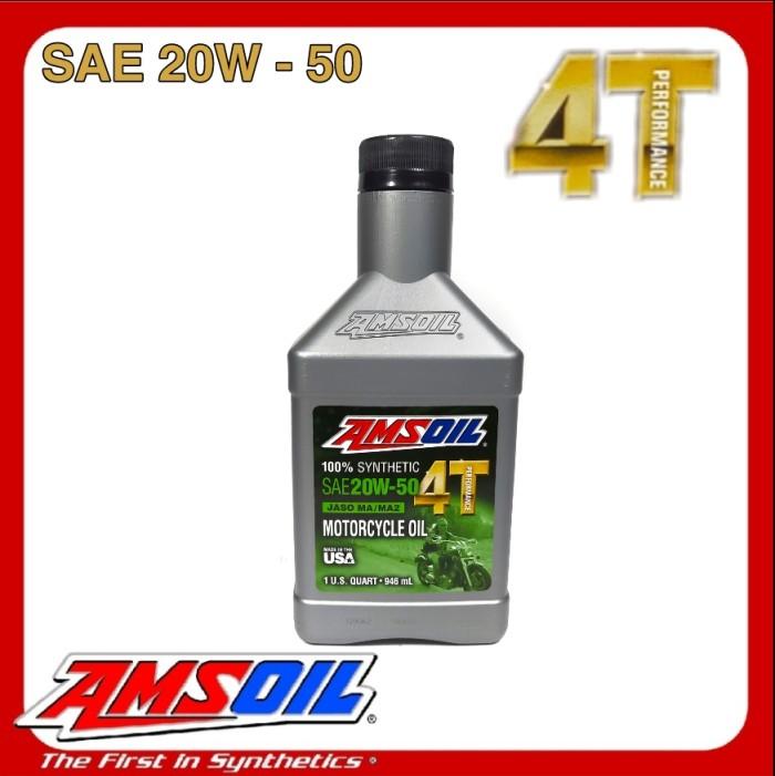 Gambar UV4 Oli Amsoil 4T SAE 20W-50 100% Synthetic Ducati Bajaj KTM dari tokojabang undefined Tokopedia