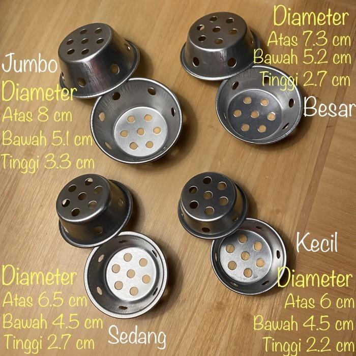 Gambar Cetakan Kue Bolu Kukus Press Aluminium Pendek 6 pcs - Pendek Besar, Cetakan 12 pcs dari Unique Seller123 undefined Tokopedia