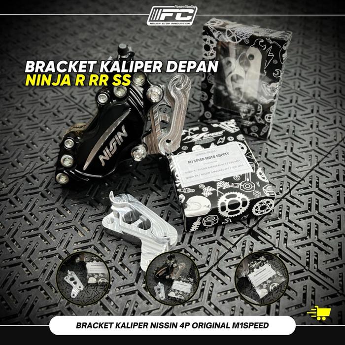 Gambar BREKET BRACKET KALIPER NISSIN 4P NINJA R 280 NINJA RR 300 MM ORIGINAL M1 SPEED CNC BERKUALITAS dari Firman choating undefined Tokopedia