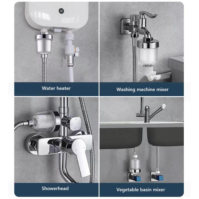 Gambar Ori Sprinkler Filter Transparent Hard Water Softener 5 Micron PP Cotton Filter Bathroom Filtration System 3.5x2.4in for Home Kitchen Ori dari toko dhe aul undefined Tokopedia