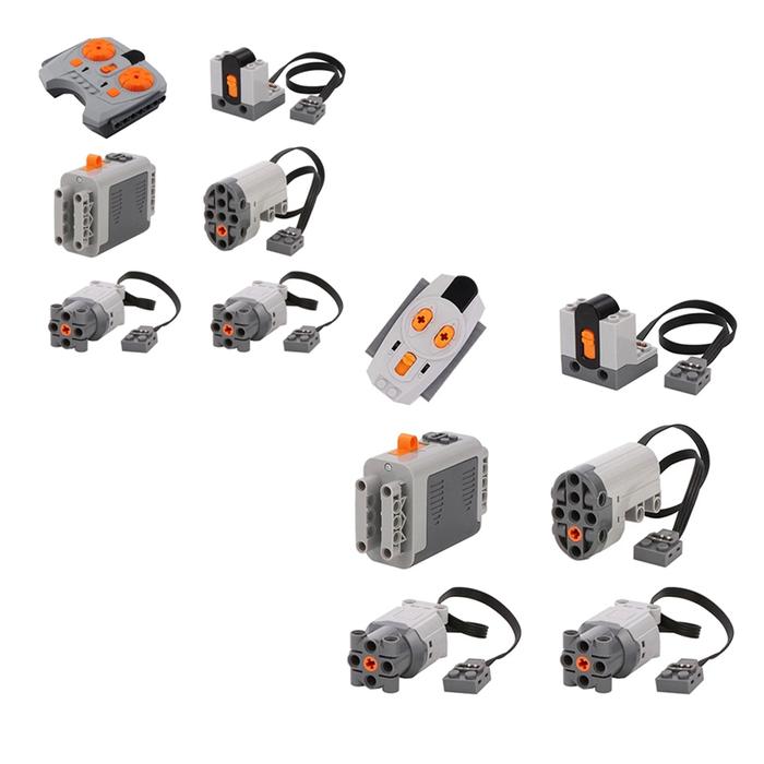 Gambar Power Function Set L Motor Servo Motor Battery Box IR Speed Remote Control Receiver MOC Building Blocks dari Rikerza undefined Tokopedia