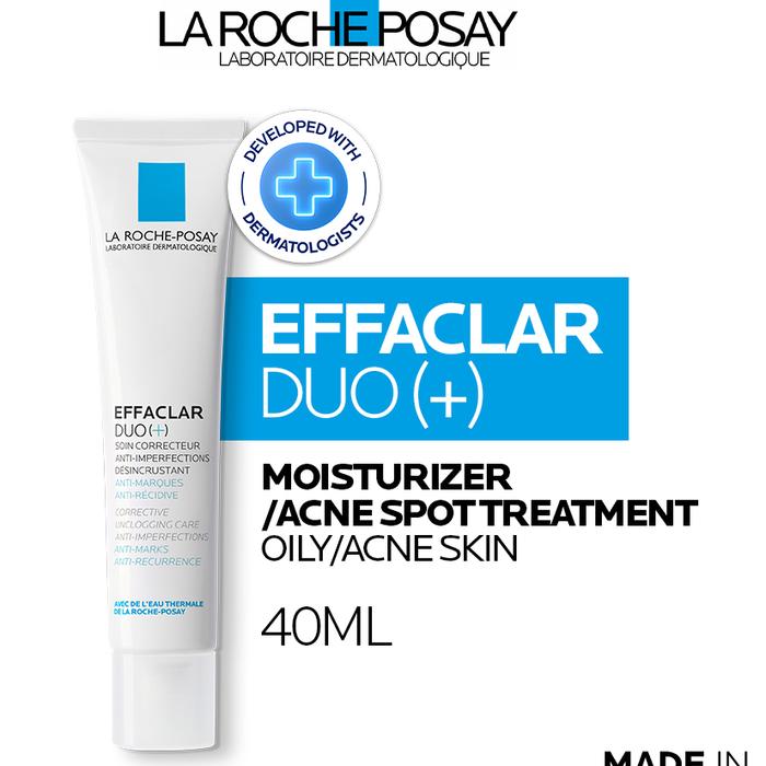 Gambar La Roche Posay Cicaplast Baume B5 Soothing Balm 100ml /Kombinasi Effaclar Duo+ Moisturizer 40ml Acne /Effaclar K+ Moisturizer 40ml /Pelembab Wajah Kulit Sensitif - DUO+ 40ml dari ALVIA SHOOP undefined Tokopedia