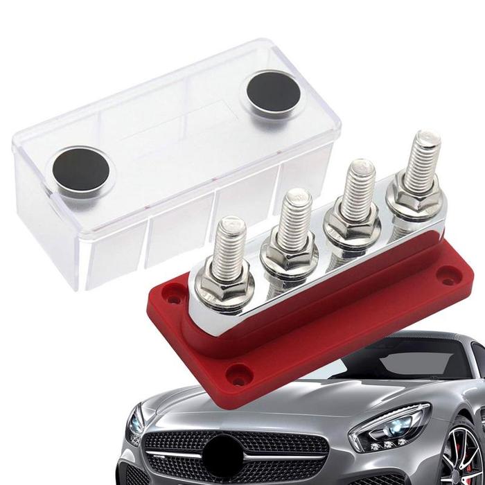 Gambar Marine Terminal Block 12-48V Terminal Studs Copper Busbar Marine High Current Power Distribution Battery Bus Bar Marine Boating dari Vrnando undefined Tokopedia
