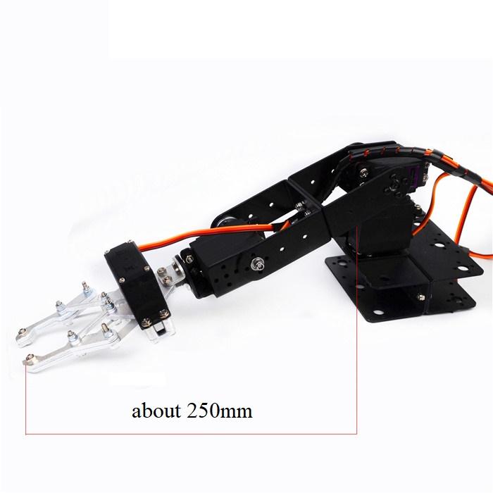 Gambar 4 Dof Metal Mechanical Arm Robot Manipulator Robotics Part for DIY RC Toy Remote Control Clamp With Mg996R Servos For dari Codifica undefined Tokopedia