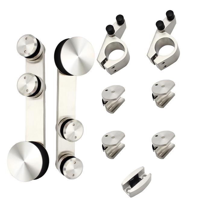 Gambar Top quality wall mount fixing glass door accessories,glass hardware fittings,sliding glass door system dari Xorenzo undefined Tokopedia
