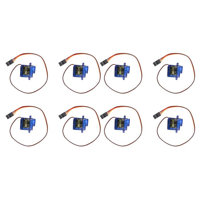 Gambar RISE-8Pcs Smart Electronics Rc Mini 9G 1.6Kg Servo Motor Sg90 For Rc 250 450 Helicopter Airplane Car Boat dari xeesooxee undefined Tokopedia