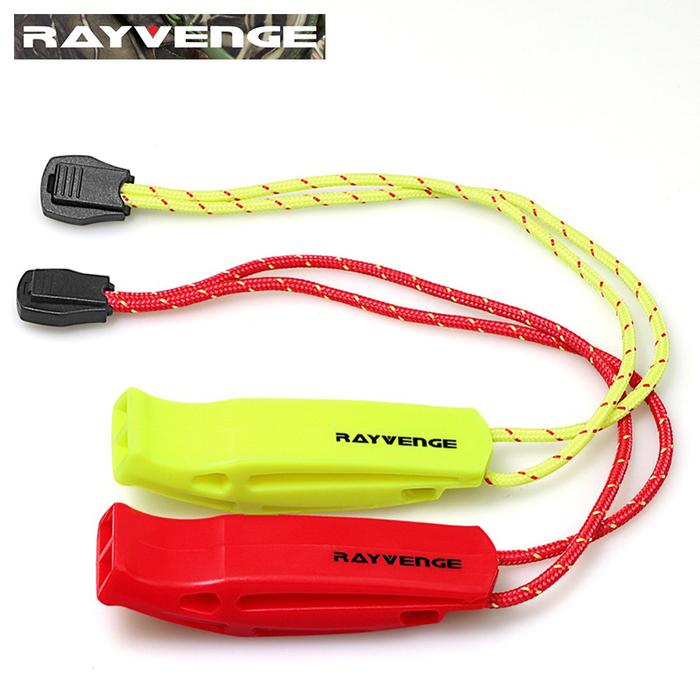 Gambar RAYVENGE Safety Whistle with Lanyard for Boating Hiking Kayak dari hehefashi undefined Tokopedia