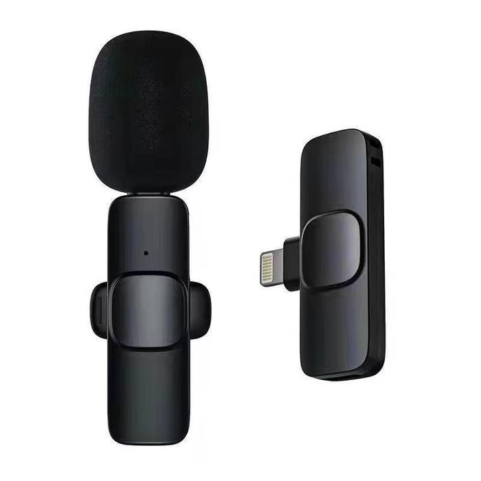 Gambar Microphone wireless lavalier type radio microphone live broadcast anchor recording equipment internet celebrity eating and broadcasting noise reduction Wireless microphone video - IOS 1 MIC dari adi robin undefined Tokopedia