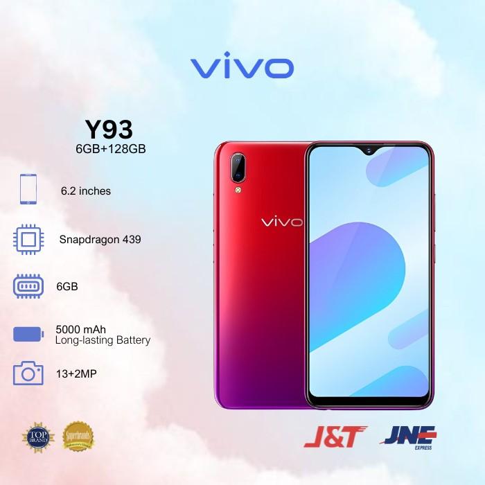 Gambar VIVO Y93/HP MURAH/ 6/128GB 6.2inci layar lebar FULLSET SEGEL GARANSI - Red dari 88-MALL undefined Tokopedia
