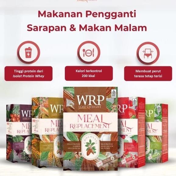 Gambar BERKUALITAS WRP MEAL REPLACEMENT SUSU SEHAT 6 SACHET - Strawberry dari novastoree_ undefined Tokopedia