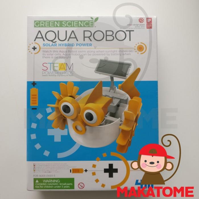 Gambar 4M Green Science Aqua Robot Solar Hybrid Power Mainan Robotics Toys dari Aditya,. undefined Tokopedia