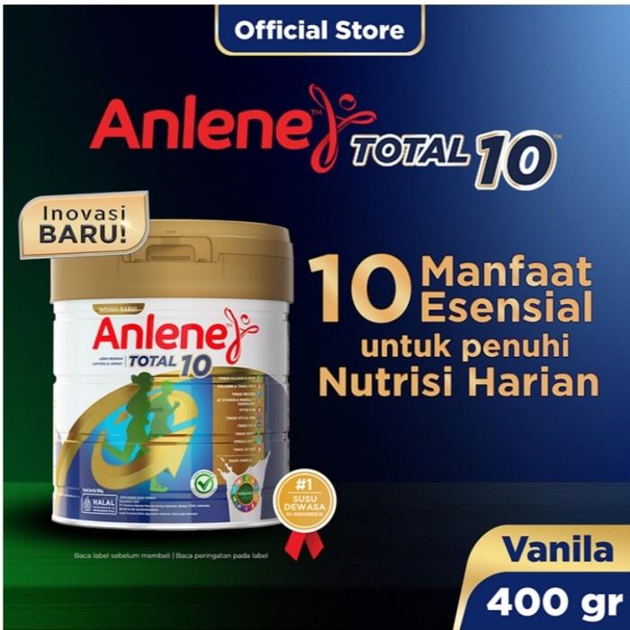 Gambar ready gosend Anlene Total 10 susu bubuk nutrisi dewasa vanila 400 g dari HASANSAFARI TOKO undefined Tokopedia