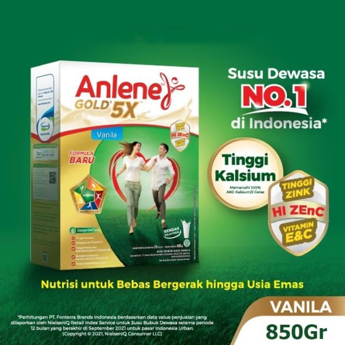 Gambar langsung kirim Anlene Gold 5x Susu Bubuk 850 gr 850g dari HASANSAFARI TOKO undefined Tokopedia