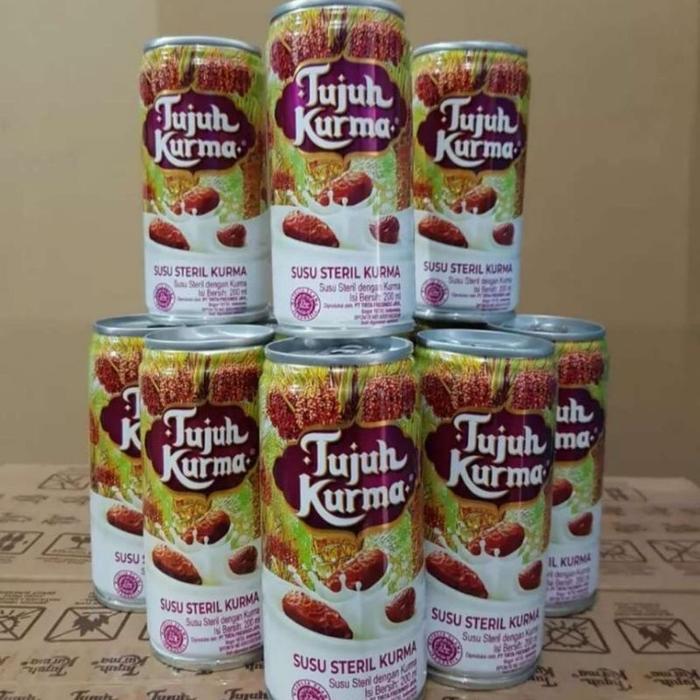 Gambar BERKUALITAS SUSU TUJUH KURMA 189 ML - SUSU STERIL TUJUH KURMA 1 DUS dari novastoree_ undefined Tokopedia