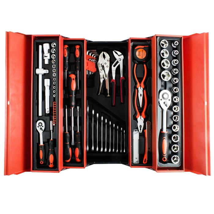 Gambar Mi Tool Kit 85 Pcs Alat Bengkel Tool Kit Kunci Sok Set Pekerjaan Otomotif Pekerjaan Mobil Hand Toolset / Tool Kit Set / Toolkit Tool box - 85 buah set dari JavaHir Shop undefined Tokopedia