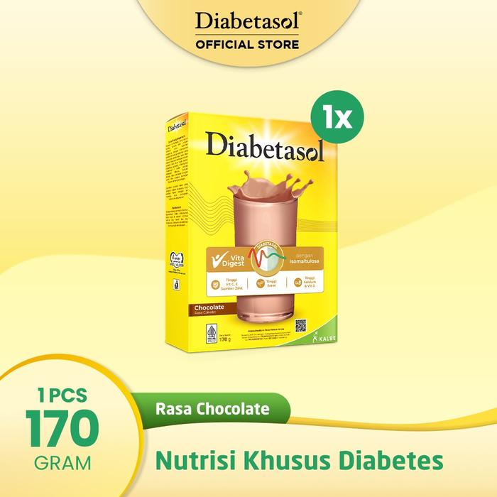 Gambar Diabetasol Chocolate 170G dari Andyan Storee undefined Tokopedia