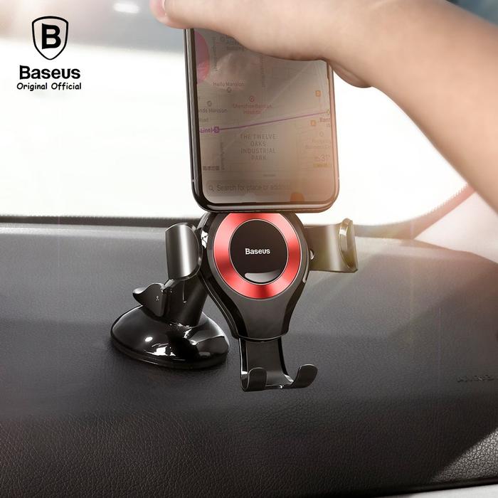 Gambar Terbaru BASEUS ORIGINAL Car Holder Osculum Type Gravity Mobile Phone Mount Mobil Universal GPS Dashboard Ori dari arum dewiwi undefined Tokopedia